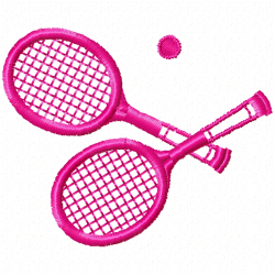 Tennis Embroidery Design 5 Tennis Embroidery Design 5